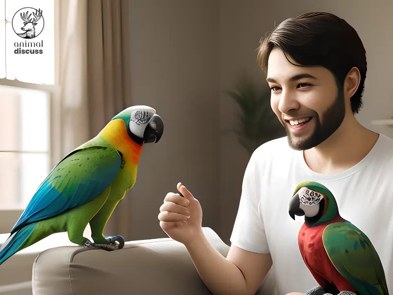 Training Time - Parrot Mimics Speech with Owner